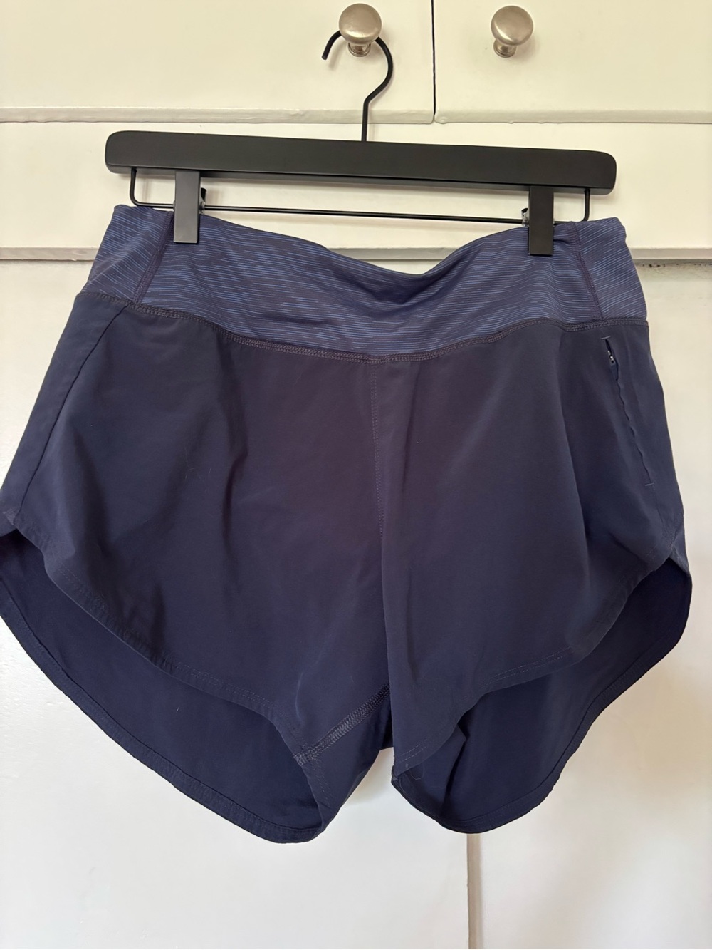 Outdoor Voices Women’s Blues Athletic Running Shorts - Comfortable Performance L